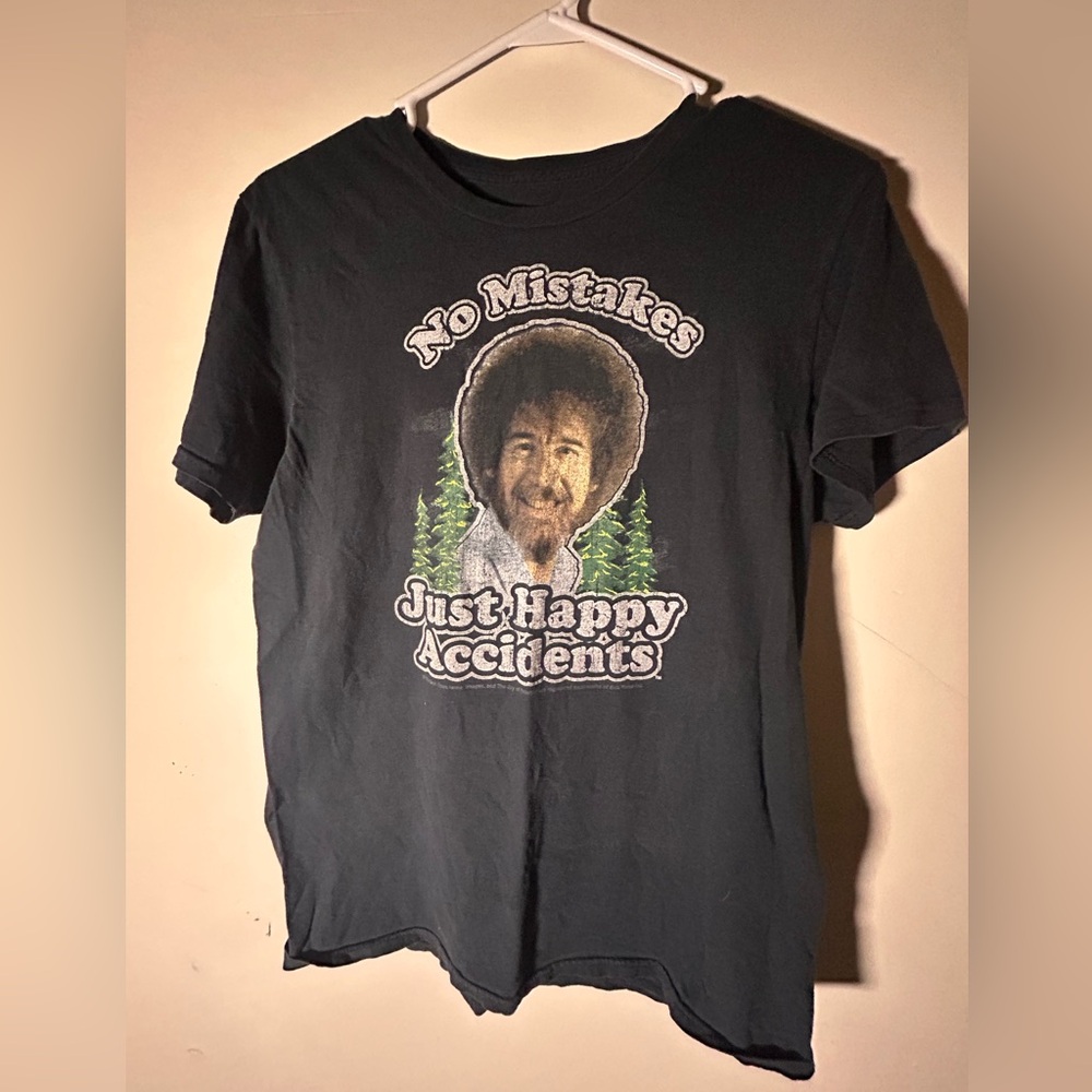 Vintage Bob Ross men’s graphic tee